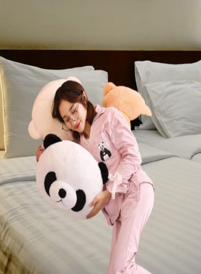 RVA Panda Pillow Soft Toys for Girl and Kids Wild Animal Stuffed Plush Toy Figure Jungle Cartoon Character Kids Playing Cute Toy Set Birthday Return Gift (Color White) (Size 30 cm) - Image 5